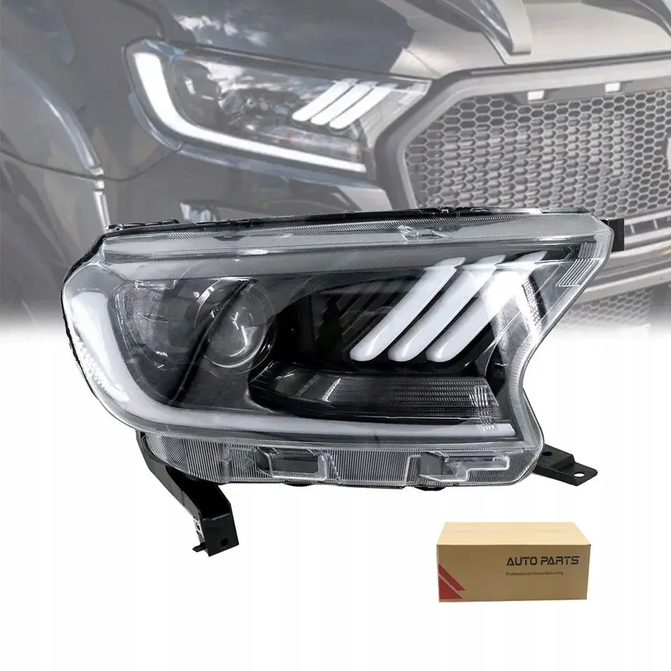 Frontlykter Ford Ranger 2016 - 2022 | LED Black Mustang Design – bilde 3