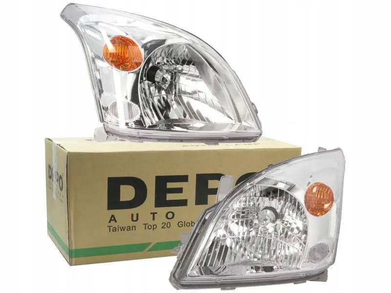 Frontlykter H4 Toyota Land Cruiser J120 2002 - 2009 │ Headlight kit in OEM quality - sett 2 stk.