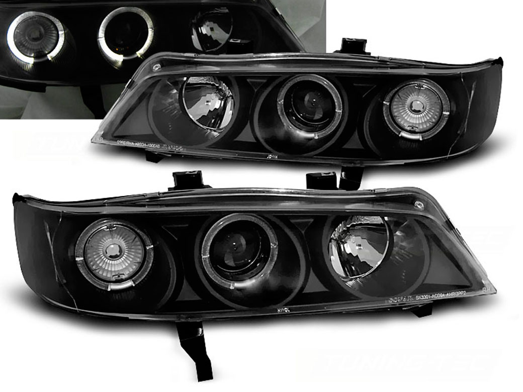 Frontlykter HONDA ACCORD 1994-1997 ANGEL EYES BLACK (USA) Image 1