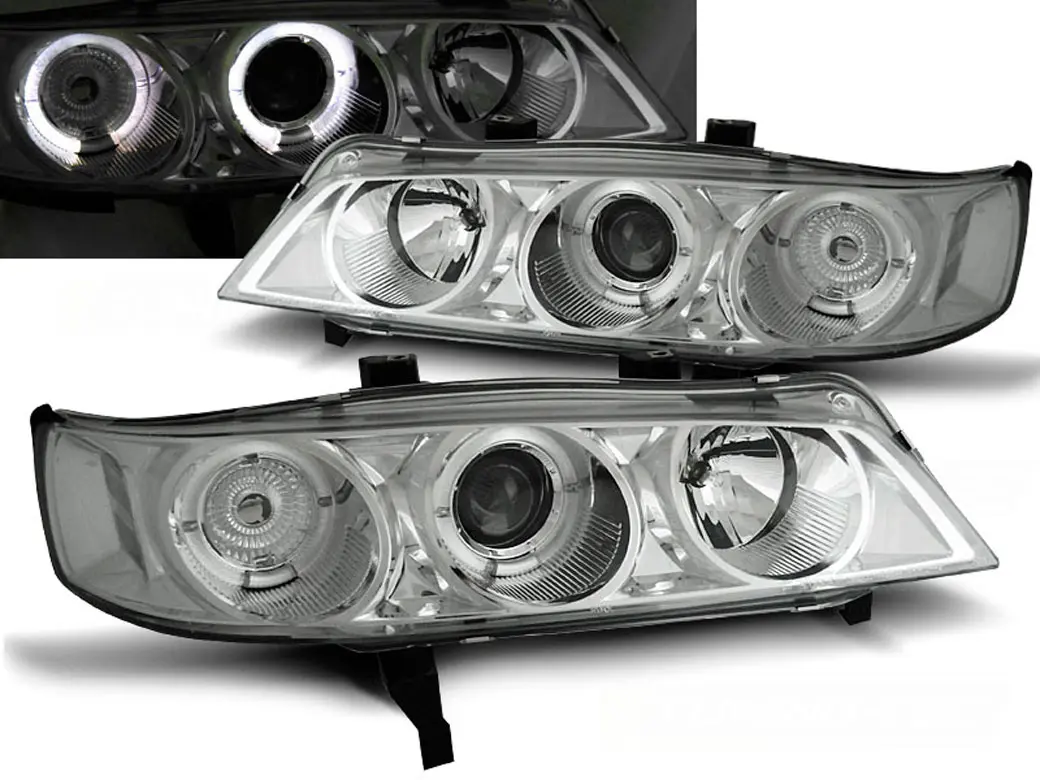 Frontlykter HONDA ACCORD 1994-1997 ANGEL EYES CHROME (USA)