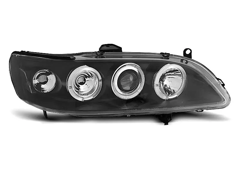 Frontlykter HONDA ACCORD 1998-2002 ANGEL EYES BLACK (USA) – bilde 2