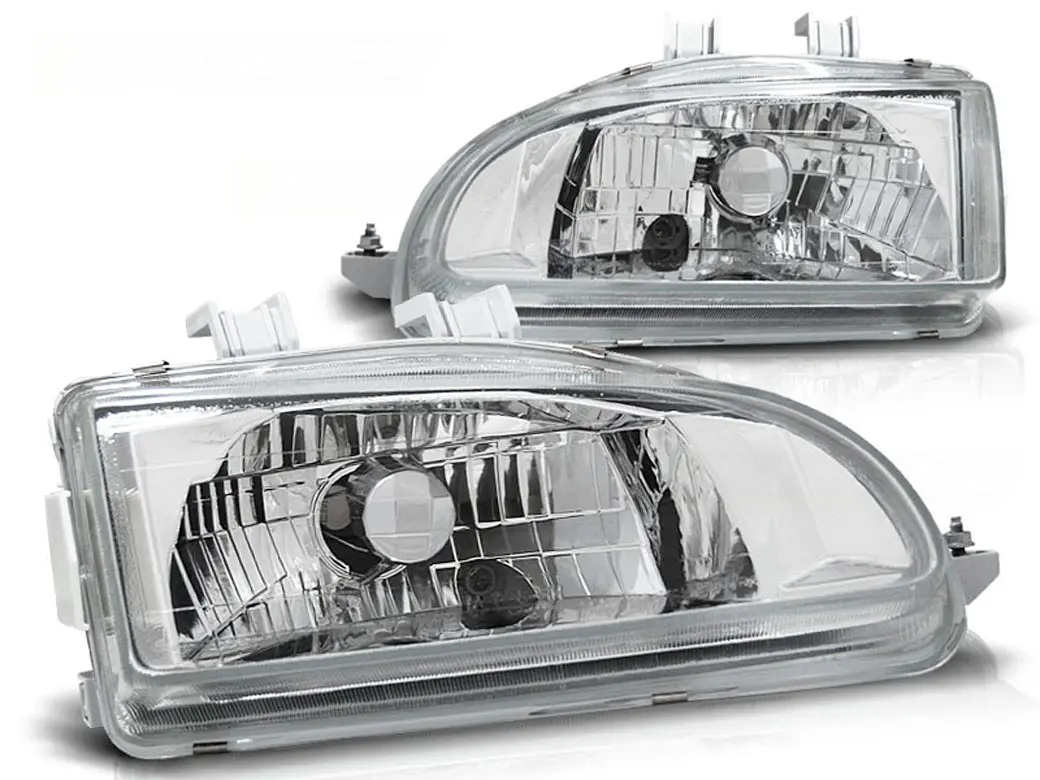 Frontlykter HONDA CIVIC 1991-1995 2D/3D CHROME