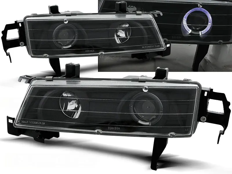 Frontlykter Honda Prelude IV 1992-1997 ANGEL EYES BLACK Image 1