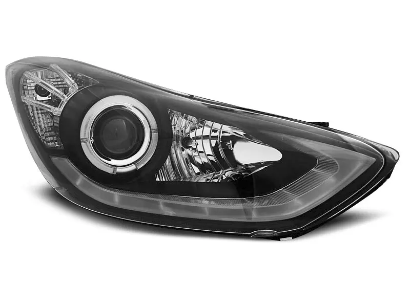 Frontlykter HYUNDAI ELANTRA 2010-2015 BLACK DAYLIGHT LED – bilde 4