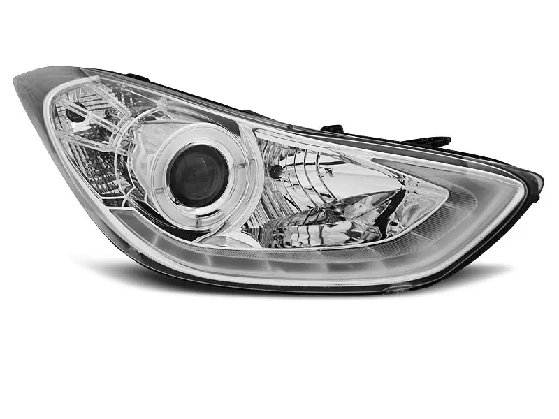 Frontlykter HYUNDAI ELANTRA 2010-2015 CHROME DAYLIGHT LED – bilde 2
