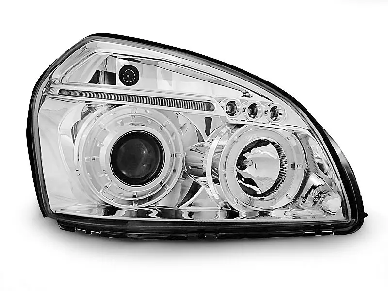 Frontlykter HYUNDAI TUCSON I 2004 - 2010 | ANGEL EYES CHROME – bilde 2