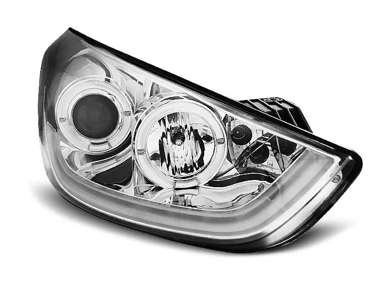 Frontlykter Hyundai Tucson II 2010 - 2015 / HYUNDAI  IX35 2010-2013 | CHROME TUBE LIGHT – bilde 2
