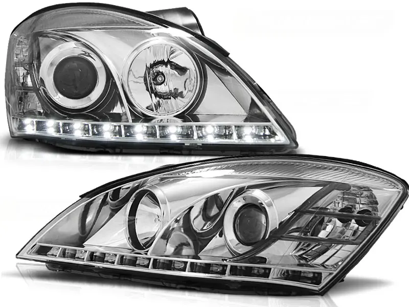 Frontlykter KIA CEED 2006-2009 DAYLIGHT CHROME