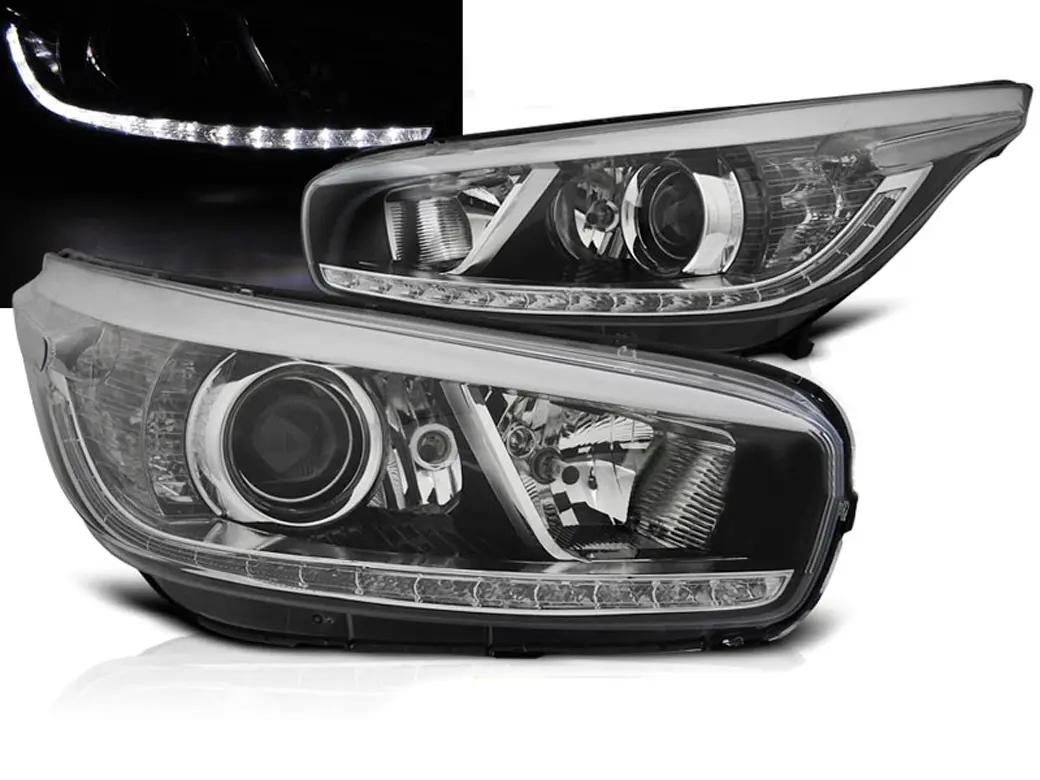 Frontlykter KIA CEED II 2012-2018 LED BLACK