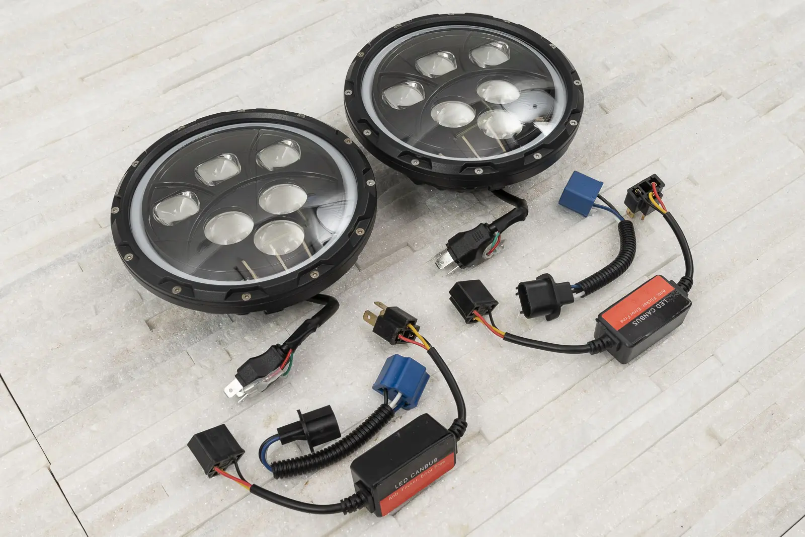 Frontlykter LED Jeep Wrangler JL 2017 -> – bilde 3