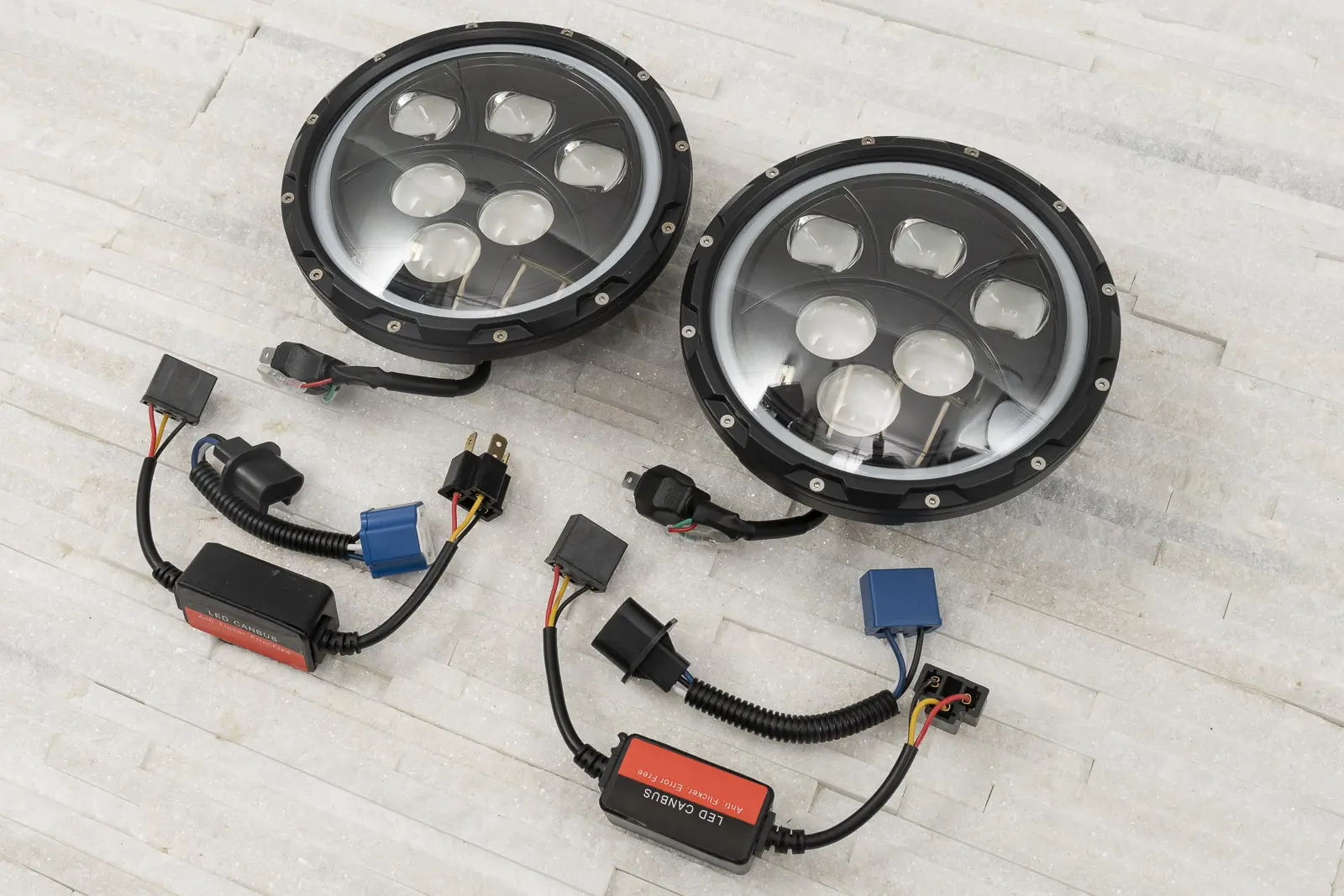 Frontlykter LED Jeep Wrangler JL 2017 -> – bilde 4