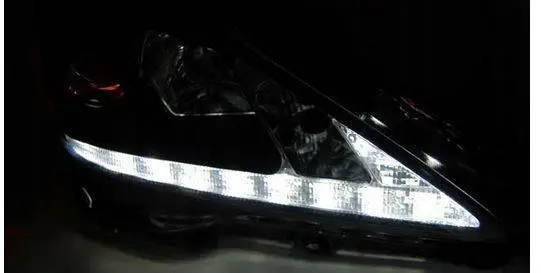 Frontlykter LEXUS IS 2006-2013 DRL BLACK – bilde 2