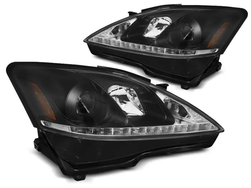 Frontlykter LEXUS IS 2006-2013 DRL BLACK – bilde 4