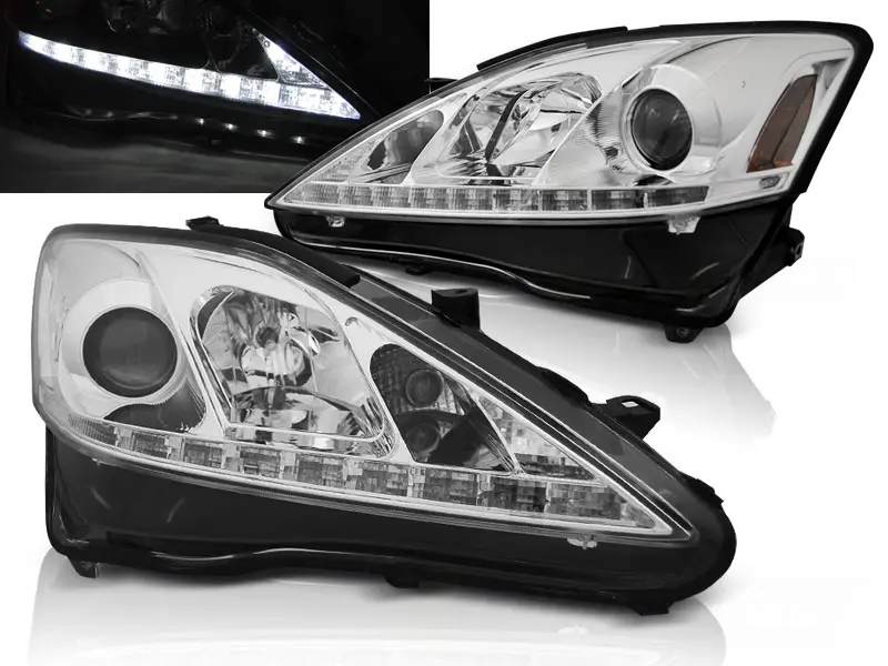 Frontlykter Lexus IS II 2005 - 2013 │ DRL CHROME
