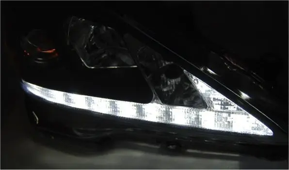 Frontlykter Lexus IS II 2005 - 2013 │ DRL CHROME – bilde 3