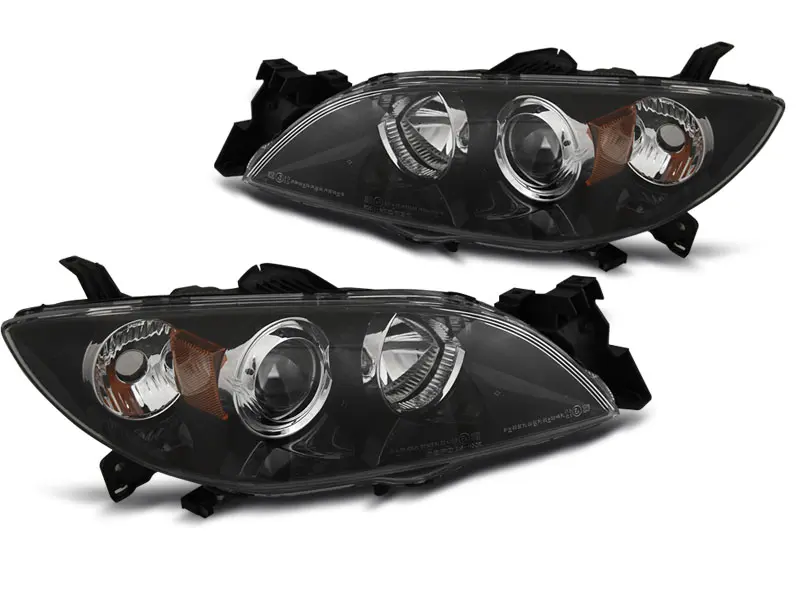 Frontlykter MAZDA 3 2003-2009 4D BLACK XENON – bilde 5