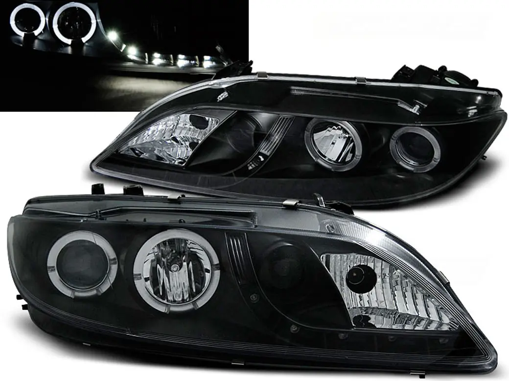 Frontlykter MAZDA 6 2002-2007 DAYLIGHT BLACK