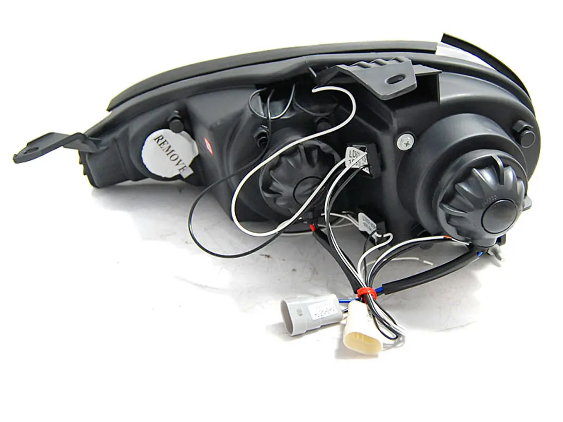 Frontlykter MAZDA MX5 2001-2005 ANGEL EYES BLACK – bilde 3