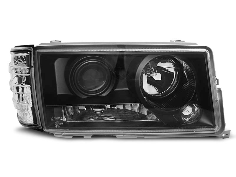 Frontlykter Mercedes-Benz 190 (W201) 1982-1993 BLACK – bilde 2