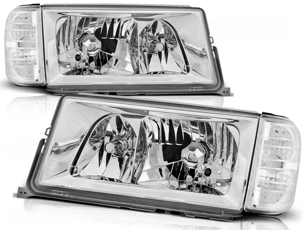 Frontlykter Mercedes-Benz 190 (W201) 1982-1993 CHROME