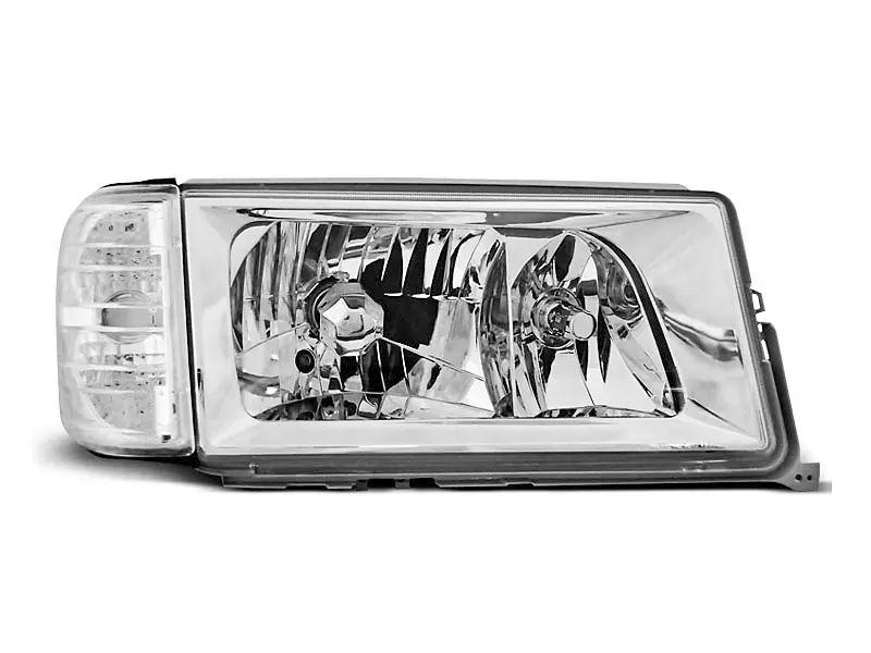 Frontlykter Mercedes-Benz 190 (W201) 1982-1993 CHROME – bilde 2