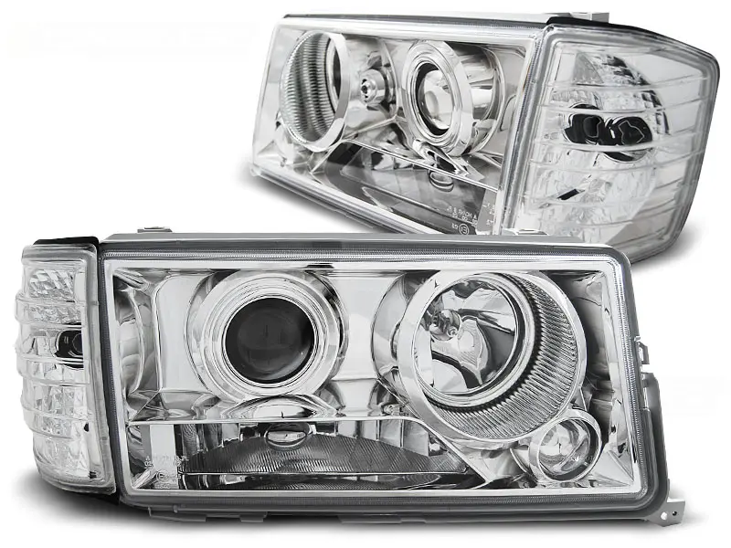 Frontlykter Mercedes-Benz 190 (W201) 1982-1993 CHROME