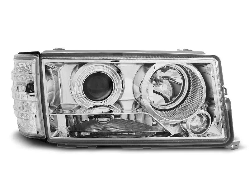 Frontlykter Mercedes-Benz 190 (W201) 1982-1993 CHROME – bilde 2