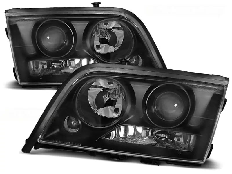 Frontlykter Mercedes-Benz C-Klasse (W202) 1993-2000 BLACK