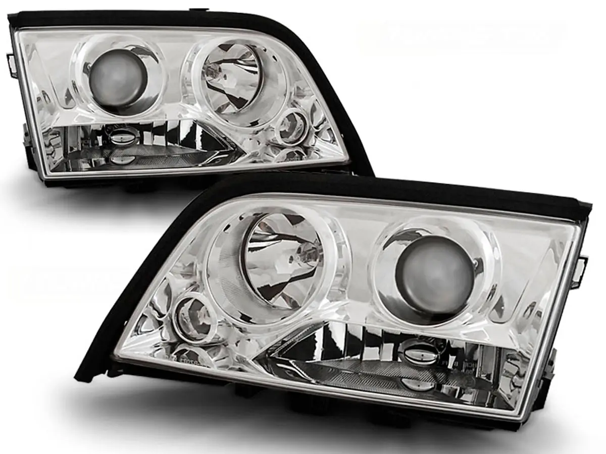 Frontlykter Mercedes-Benz C-Klasse (W202) 1993-2000 CHROME