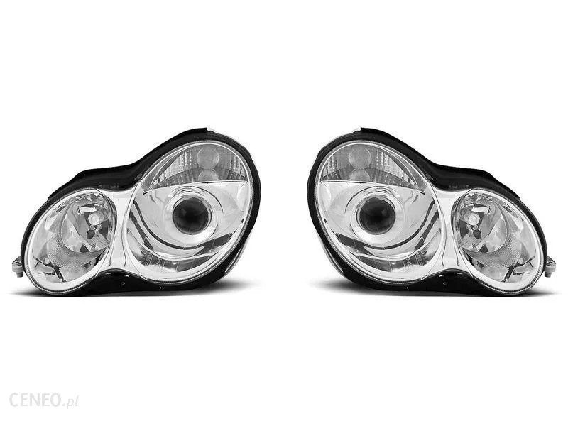 Frontlykter Mercedes-Benz C-Klasse (W203) 2000-2004 CHROME – bilde 2