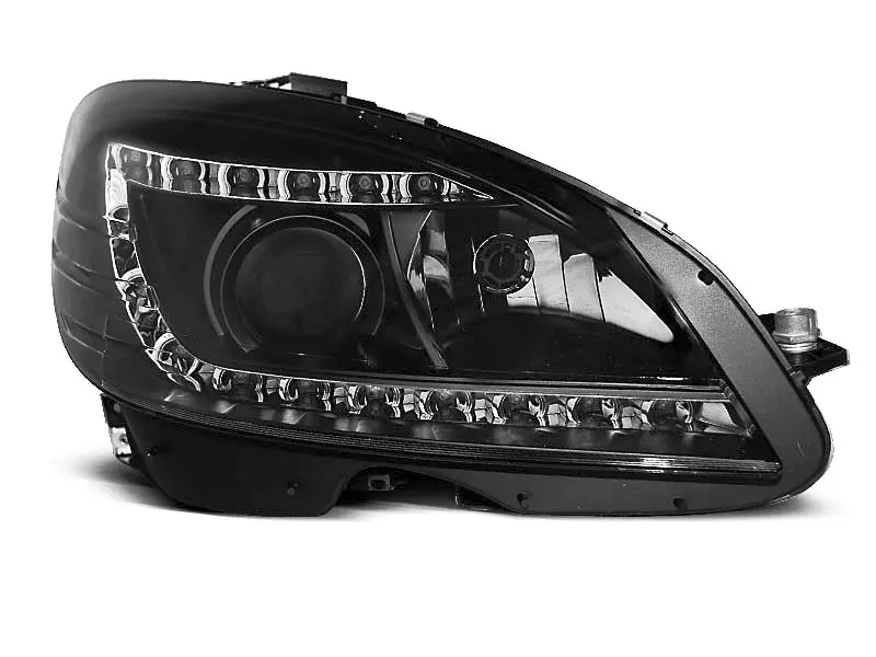 Frontlykter Mercedes-Benz C-Klasse (W204) 2007-2010 DAYLIGHT BLACK – bilde 4