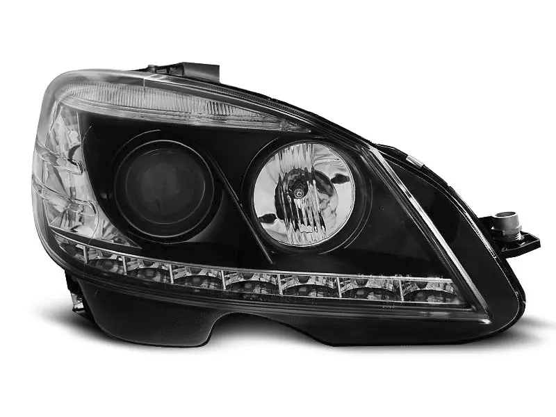 Frontlykter Mercedes-Benz C-Klasse (W204) 2007-2010 DAYLIGHT BLACK – bilde 4