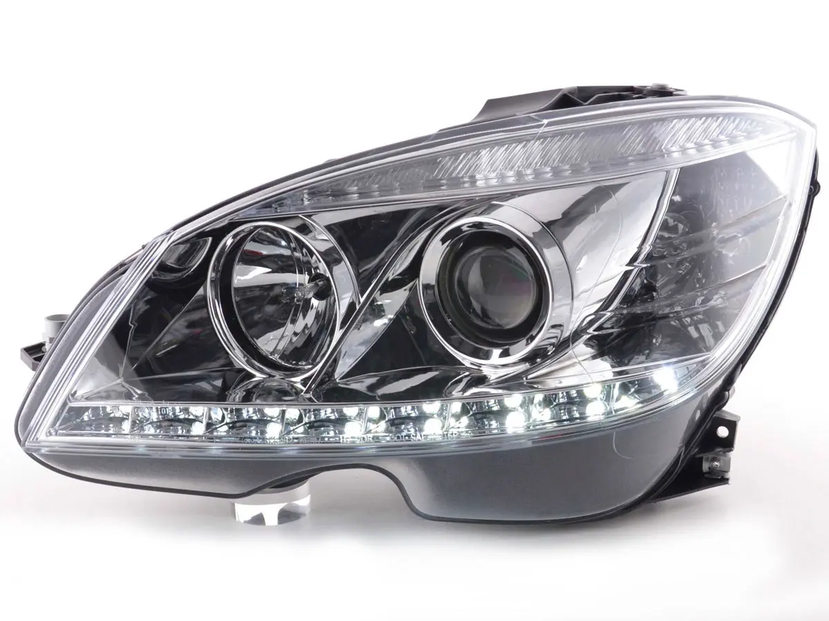 Frontlykter Mercedes-Benz C-Klasse (W204) 2007-2010 DAYLIGHT CHROME – bilde 2
