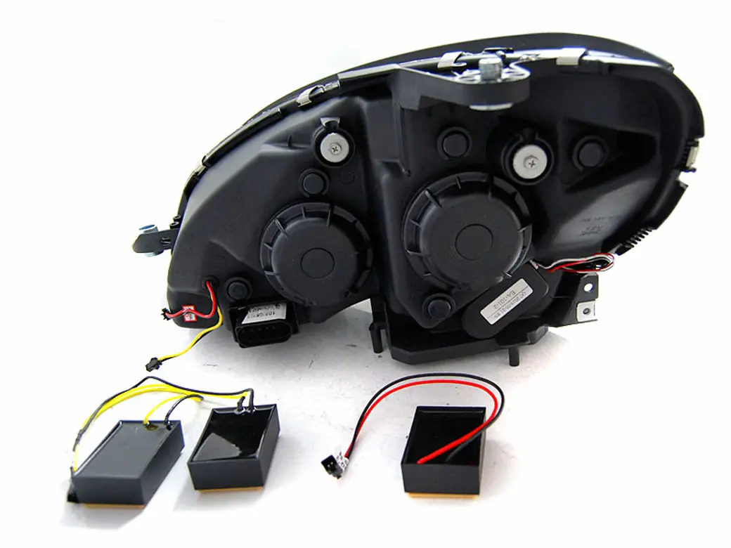 Frontlykter Mercedes-Benz C-Klasse (W204) 2007-2010 TUBE LIGHT BLACK – bilde 4