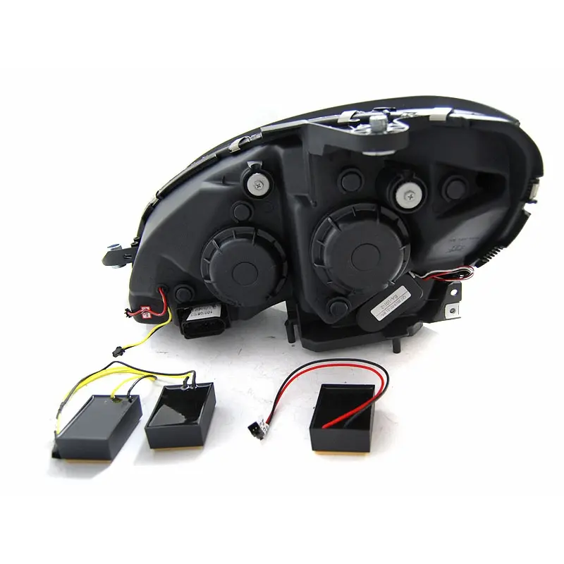 Frontlykter Mercedes-Benz C-Klasse (W204) 2007-2010 TUBE LIGHT BLACK SEQ – bilde 6