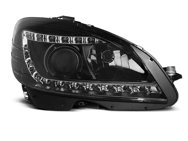 Frontlykter Mercedes-Benz C-Klasse (W204) 2007-2010 XENON DAYLIGHT BLACK  – bilde 2