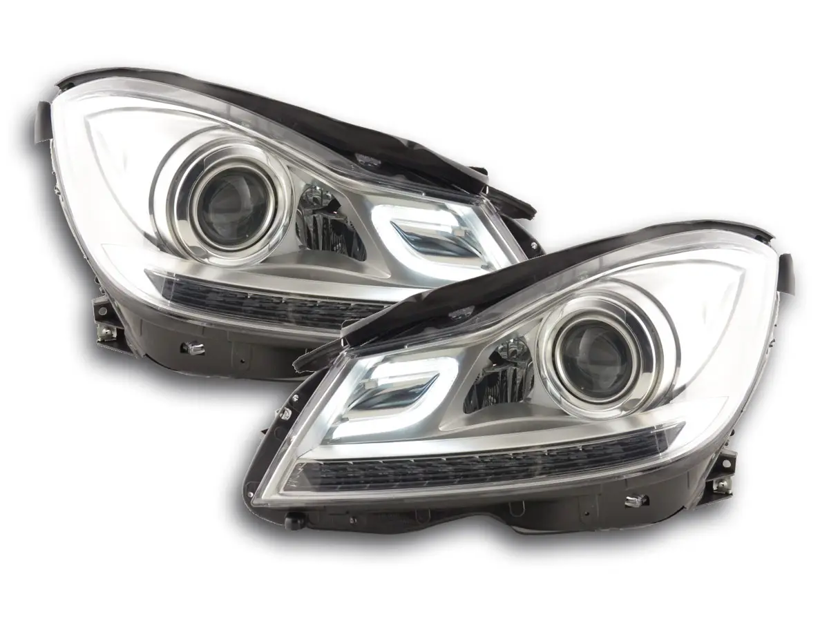 Frontlykter Mercedes-Benz C-Klasse (W204) 2011-2014 CHROME – bilde 2