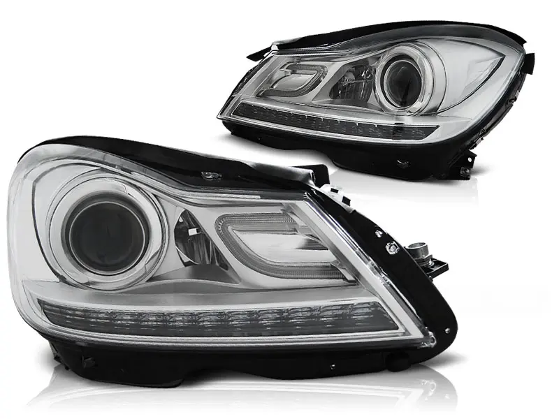 Frontlykter Mercedes-Benz C-Klasse (W204) 2011-2014 CHROME – bilde 5
