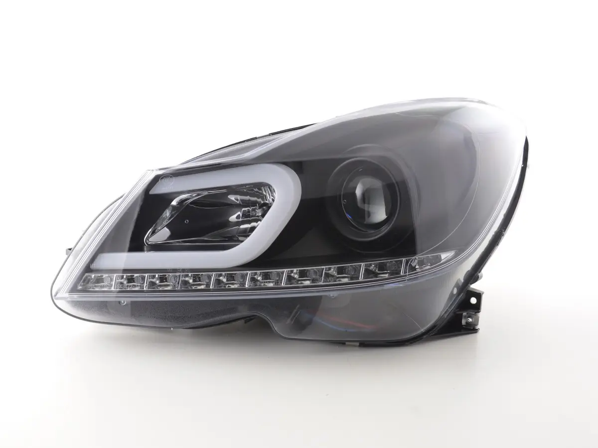 Frontlykter Mercedes-Benz C-Klasse (W204) 2011-2014 TUBE LIGHT BLACK – bilde 3