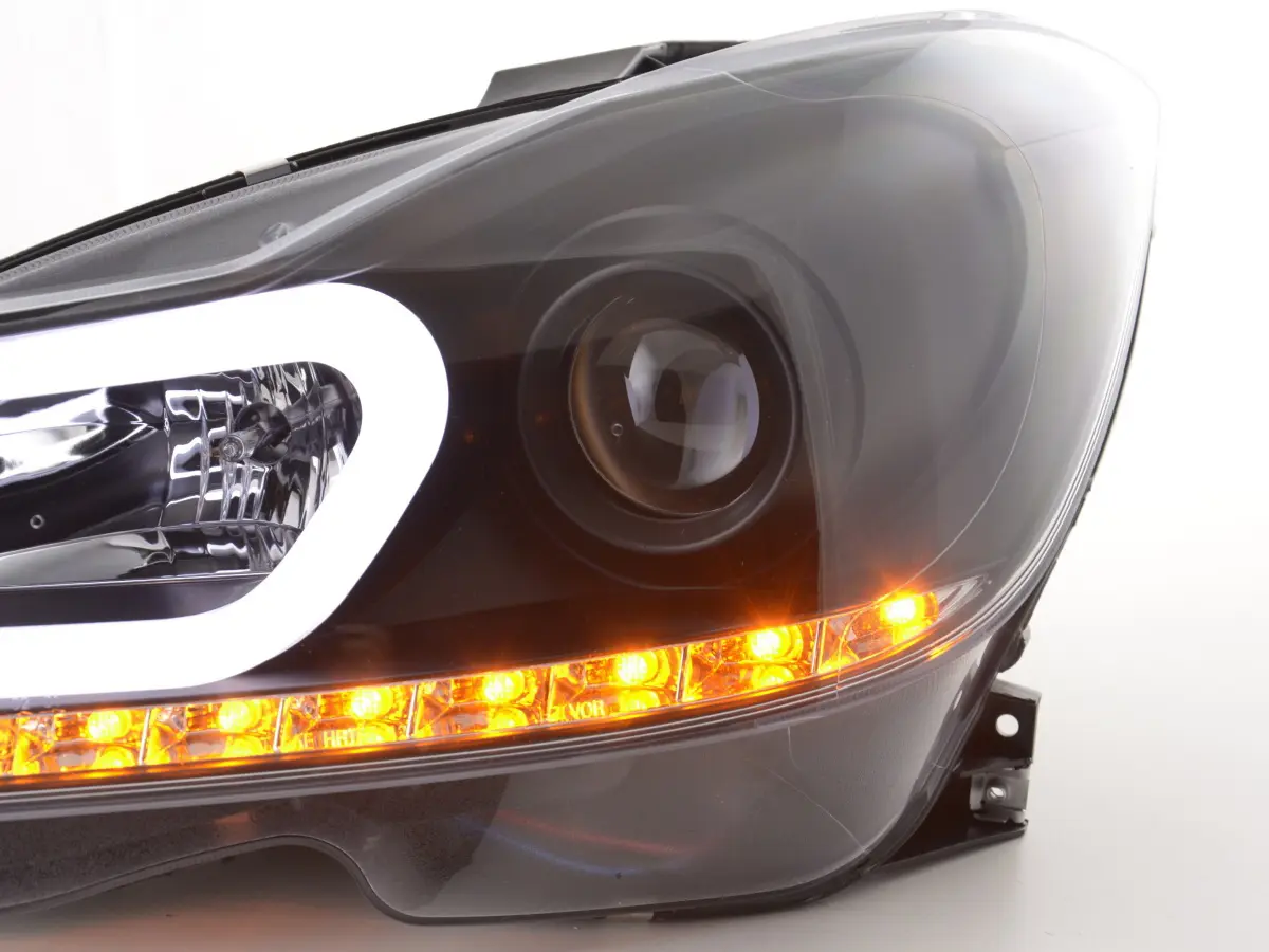 Frontlykter Mercedes-Benz C-Klasse (W204) 2011-2014 TUBE LIGHT BLACK – bilde 4