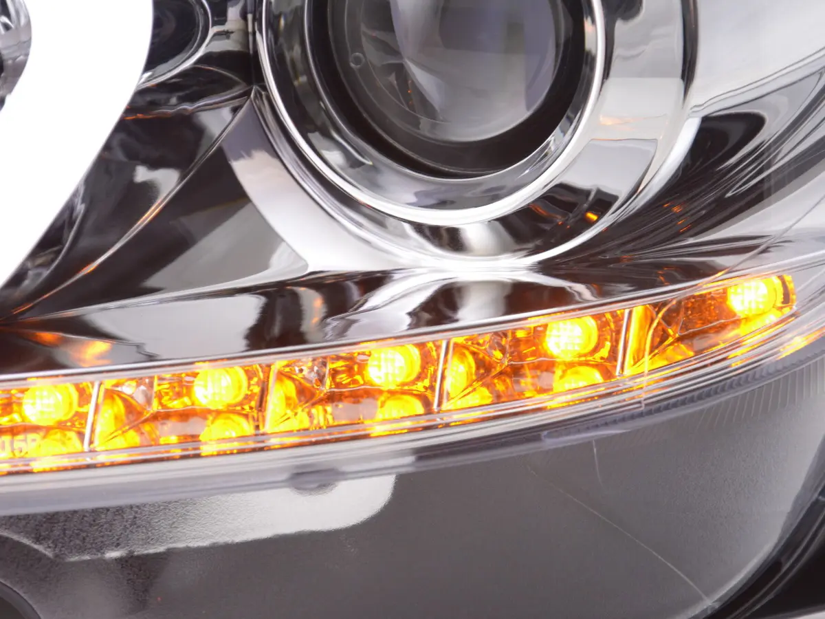 Frontlykter Mercedes-Benz C-Klasse (W204) 2011-2014 TUBE LIGHT CHROME – bilde 5