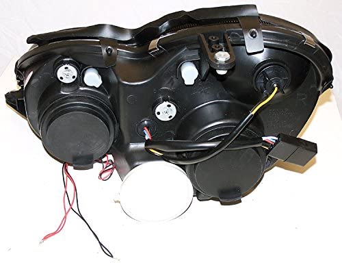 Frontlykter Mercedes-Benz C (W203/S203) 2000 - 2004 │ ANGEL EYES BLACK – bilde 5