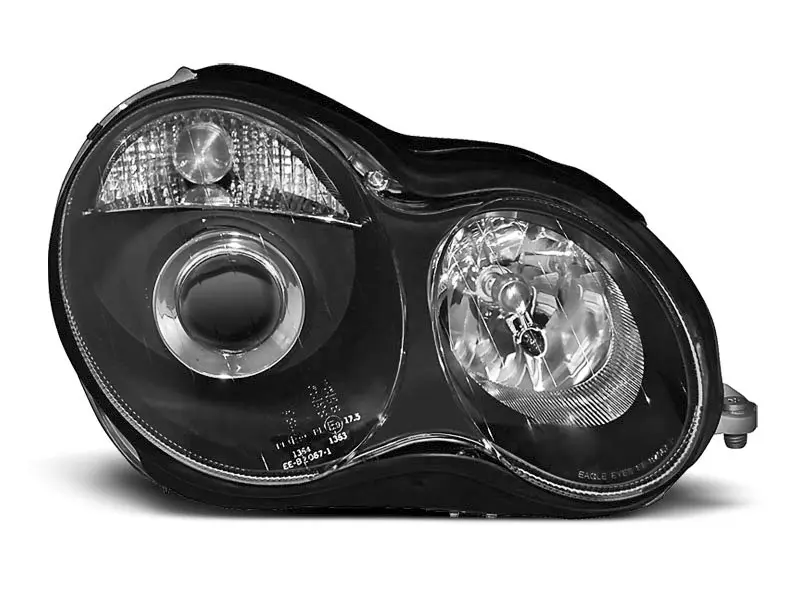 Frontlykter Mercedes-Benz C (W203/S203) 2000 - 2004 │ BLACK – bilde 4