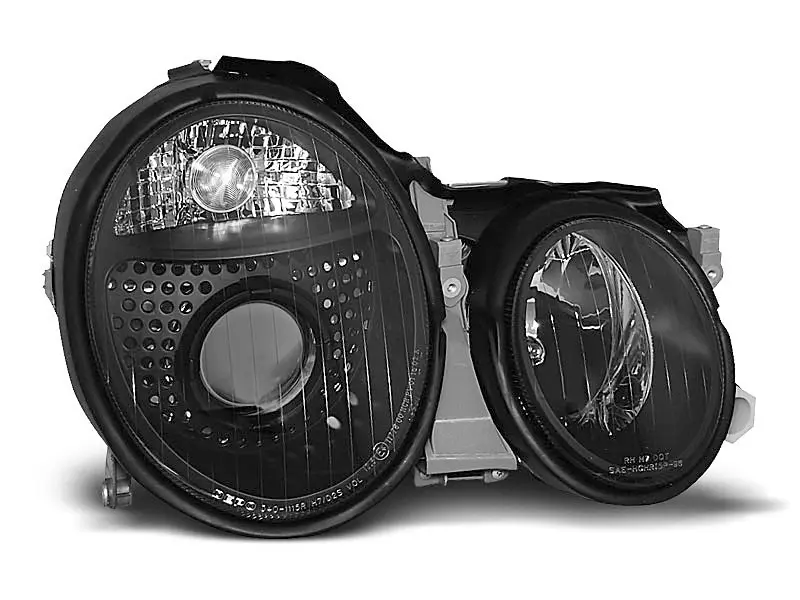Frontlykter Mercedes-Benz CLK (W208) 1997-2002 BLACK – bilde 2