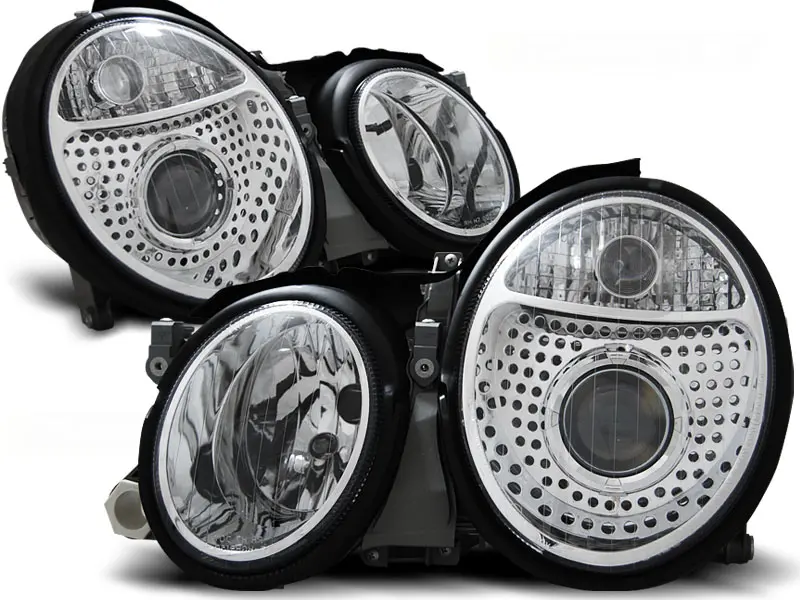 Frontlykter Mercedes-Benz CLK (W208) 1997-2002 CHROME