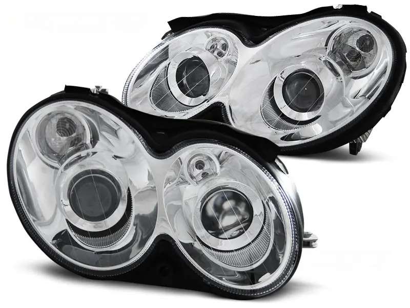 Frontlykter Mercedes-Benz CLK (W209) 2003-2010 CHROME