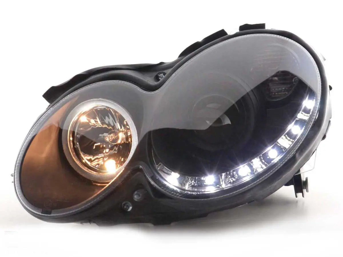 Frontlykter Mercedes-Benz CLK (W209) 2003-2010 DAYLIGHT BLACK – bilde 2
