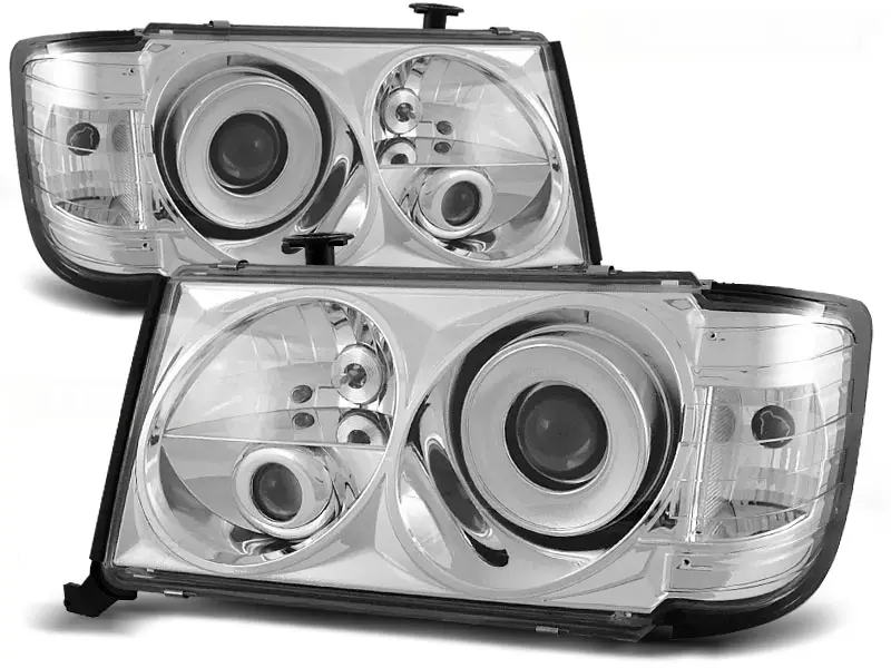 Frontlykter Mercedes-Benz E-Klasse (W124) 1993-1995 CHROME