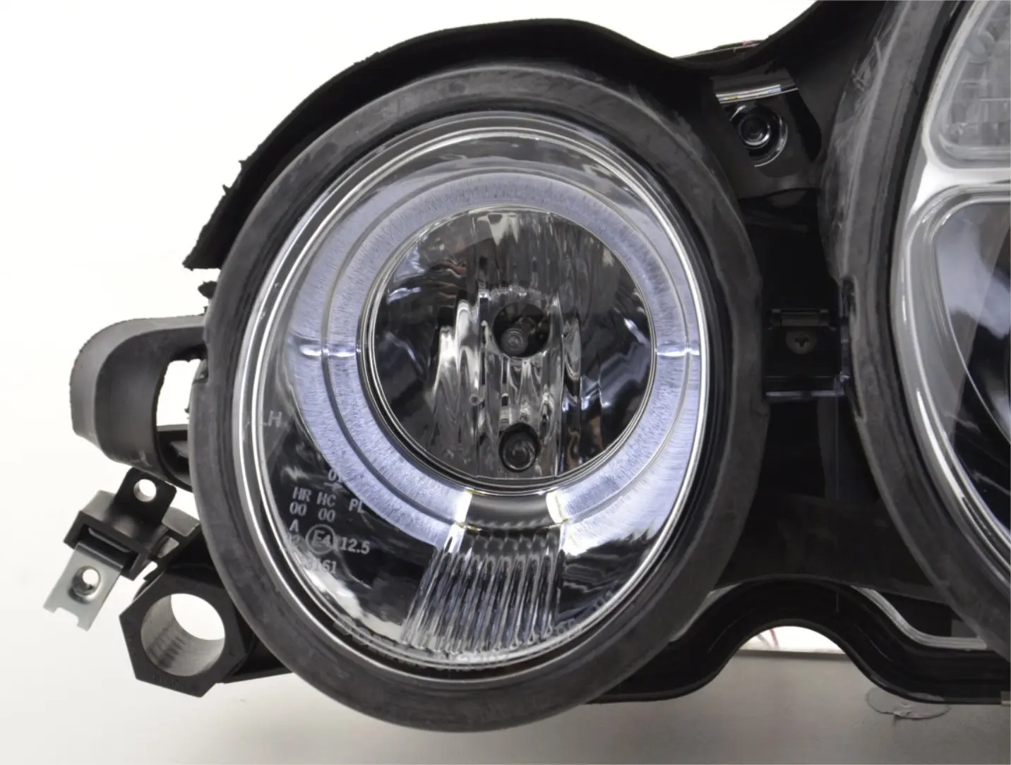 Frontlykter Mercedes-Benz E-Klasse (W210) 1999-2002 ANGEL EYES CHROME – bilde 5
