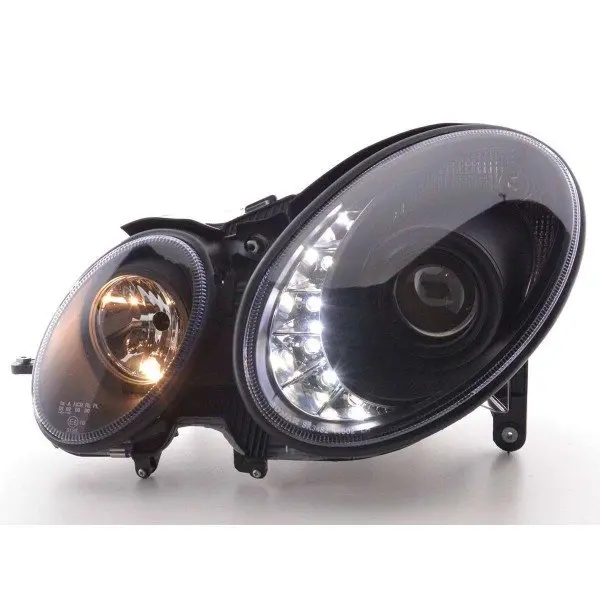 Frontlykter Mercedes-Benz E-Klasse (W211) 2002-2006 DAYLIGHT BLACK – bilde 5